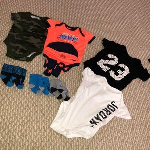 9 PIECES BABY BOY BUNDLE